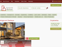 Tablet Screenshot of construindoereformando.com.br